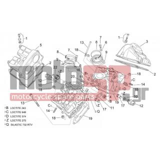 Aprilia - CAPO NORD ETV 1000 2002 - Engine/Transmission - COVER valves