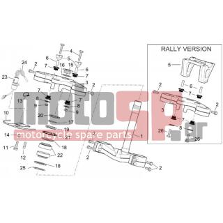 Aprilia - CAPO NORD ETV 1000 2001 - Frame - Steering wheel