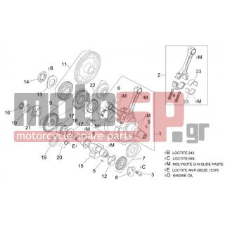Aprilia - CAPO NORD ETV 1000 2006 - Κινητήρας/Κιβώτιο Ταχυτήτων - Crankshaft I