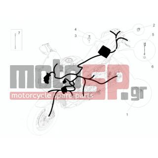 Aprilia - CAPONORD 1200 2015 - Electrical - Electrical installation BACK - AP9100487 - ΡΕΛΕ SXV/RXV 450-550