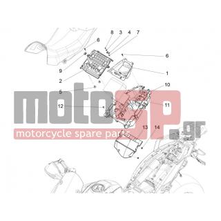 Aprilia - CAPONORD 1200 2015 - Body Parts - Space under the seat - AP8152302 - ΒΙΔΑ M5X12