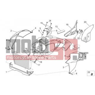 Aprilia - DORSODURO 1200 2012 - Πλαίσιο - main body - AP8152277 - ΒΙΔΑ M6X12