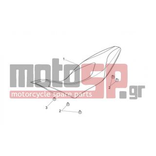 Aprilia - DORSODURO 1200 2012 - Body Parts - saddle