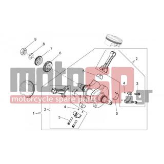 Aprilia - DORSODURO 1200 2012 - Κινητήρας/Κιβώτιο Ταχυτήτων - Crankshaft - 8781140004 - Κουζινέτο 