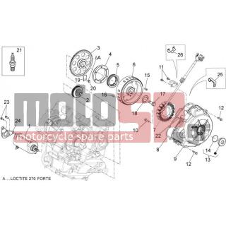 Aprilia - DORSODURO 1200 2012 - Electrical - ignition system - 82697R - ΜΙΖΑ GP800-MANA 850-SHIVER 750