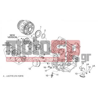Aprilia - DORSODURO 750 ABS 2013 - Κινητήρας/Κιβώτιο Ταχυτήτων - OIL PUMP - 82960R - ΦΙΛΤΡΟ ΛΑΔΙΟΥ SCOOTER 4T-MOTO 400850