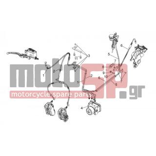 Aprilia - DORSODURO 750 ABS 2012 - Brakes - ABS braking system - AP8152277 - ΒΙΔΑ M6X12