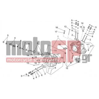 Aprilia - MANA 850 2009 - Κινητήρας/Κιβώτιο Ταχυτήτων - Head - valves