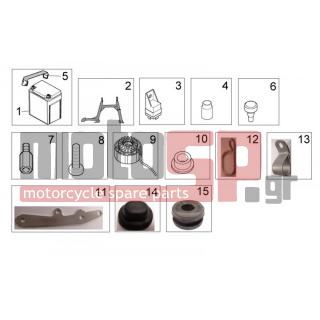 Aprilia - MANA 850 GT 2009 - Engine/Transmission - Completions kit PA