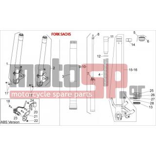 Aprilia - MANA 850 GT 2013 - Suspension - Front fork III
