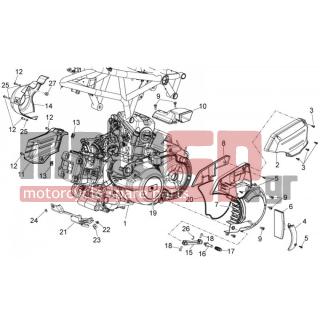 Aprilia - MANA 850 GT 2010 - Engine/Transmission - Motor - AP8152277 - ΒΙΔΑ M6X12