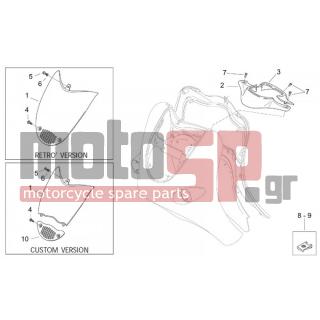 Aprilia - MOJITO 125 2001 - Body Parts - Coachman. FRONT - Hood