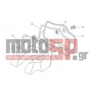 Aprilia - MOJITO 125 2001 - Body Parts - Coachman. Central. - Glove compartment