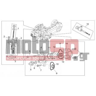 Aprilia - MOJITO 125 2001 - Κινητήρας/Κιβώτιο Ταχυτήτων - Oil Filter - chain tensioner