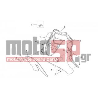 Aprilia - MOJITO CUSTOM 50 2T (KIN. APRILIA) 2003 - Body Parts - Bodywork FRONT IV