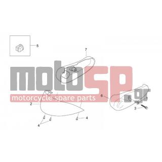 Aprilia - MOJITO CUSTOM 50 2T (KIN. APRILIA) 2003 - Body Parts - Bodywork FRONT VI
