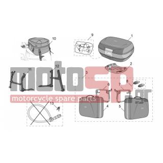 Aprilia - PEGASO 650 IE 2002 - Body Parts - Axes.-Baggage, suitcases, bags-Miscellaneous