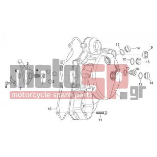 Aprilia - RS 125 2010 - Engine/Transmission - CLUTCH COVER