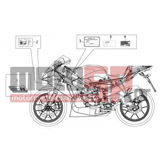 Aprilia - RS 125 2010 - Εξωτερικά Μέρη - Signs and booklet
