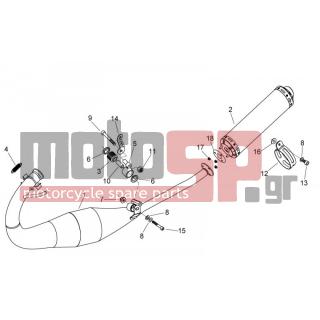Aprilia - RS 125 2006 - Electrical - exhaust system