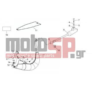 Aprilia - RS 50 2008 - Electrical - exhaust system