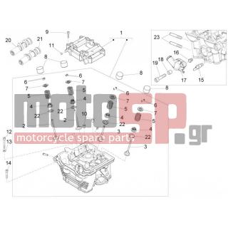 Aprilia - RS4 125 4T 2013 - Engine/Transmission - Head - valves