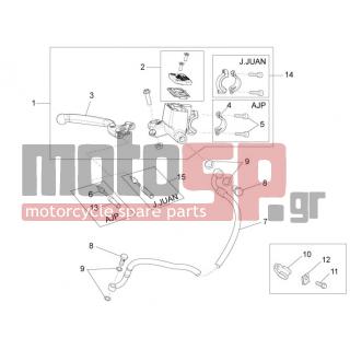 Aprilia - RS4 50 2T 2012 - Brakes - PUMP BRAKE FRONT
