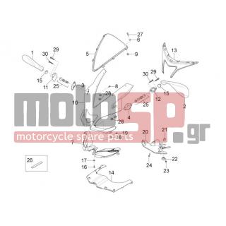 Aprilia - RS4 50 2T 2015 - Body Parts - Mask