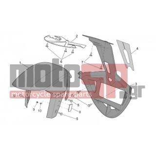 Aprilia - RST 1000 FUTURA 2001 - Body Parts - Coachman. FRONT - Feather FRONT