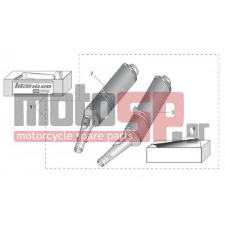 Aprilia - RSV 1000 2005 - Body Parts - Acc. - Convert III - AP8795048 - Φυσίγγιο ηχομονωτικό κομπλέ Slip