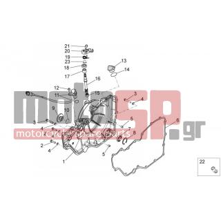 Aprilia - RSV 1000 4V R 2009 - Engine/Transmission - CLUTCH COVER