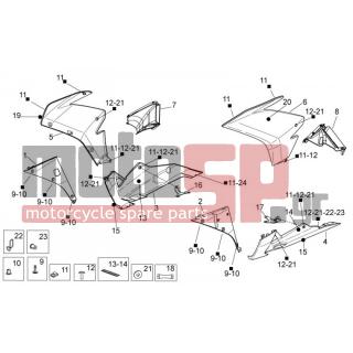 Aprilia - RSV4 1000 APRC R 2012 - Body Parts - Bodywork FRONT II