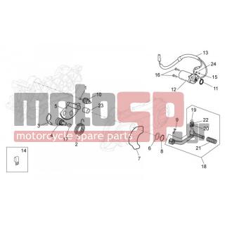 Aprilia - SCARABEO 100 4T E3 2012 - Electrical - Wheel drive - starter