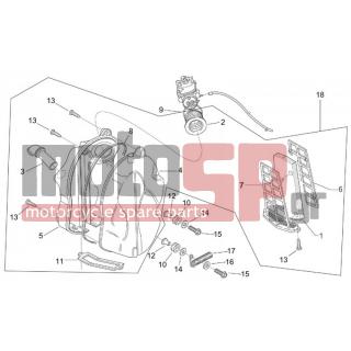 Aprilia - SCARABEO 50 2T (KIN. MINARELLI) 2000 - Κινητήρας/Κιβώτιο Ταχυτήτων - filter box