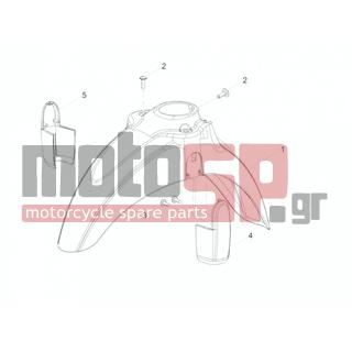 Aprilia - SCARABEO 50 2T 2014 - Body Parts - Bodywork FRONT VI - Feather