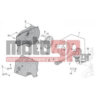 Aprilia - SCARABEO 50 2T E2 NET 2010 - Κινητήρας/Κιβώτιο Ταχυτήτων - ruffles