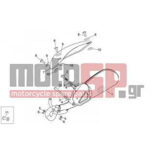 Aprilia - SCARABEO 50 4T 4V E2 2012 - Εξατμίσεις - Exhaust