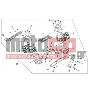 Aprilia - SHIVER 750 2008 - Engine/Transmission - Butterfly - 15597 - Βίδα TBIC