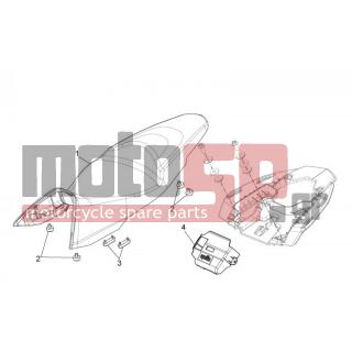 Aprilia - SHIVER 750 2011 - Body Parts - saddle