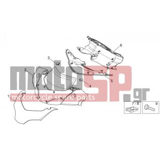 Aprilia - SPORT CITY CUBE 250-300 IE E3 2012 - Body Parts - Bodywork FRONT - Mask