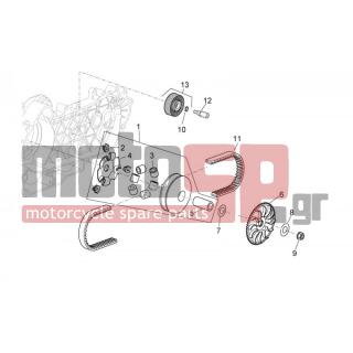 Aprilia - SPORT CITY CUBE 250-300 IE E3 2012 - Engine/Transmission - VARIATOR