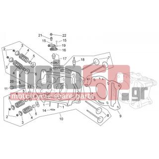 Aprilia - SPORT CITY CUBE 250-300 IE E3 2012 - Κινητήρας/Κιβώτιο Ταχυτήτων - Head