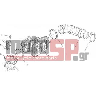 Aprilia - SPORT CITY CUBE 250-300 IE E3 2012 - Κινητήρας/Κιβώτιο Ταχυτήτων - Butterfly