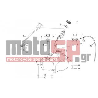 Aprilia - SPORT CITY CUBE 250-300 IE E3 2012 - Body Parts - petrol tank