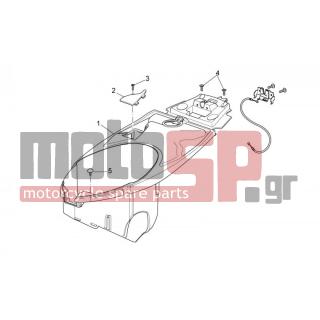 Aprilia - SPORT CITY CUBE 250-300 IE E3 2012 - Body Parts - Space under the seat