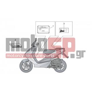 Aprilia - SR 50 H2O (IE+CARB) 2004 - Εξωτερικά Μέρη - Signs and booklet