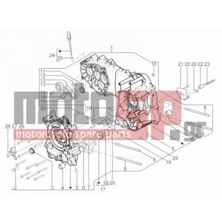 Aprilia - SR MOTARD 125 4T E3 2013 - Engine/Transmission - OIL PAN