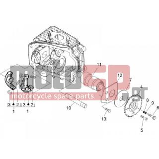 Aprilia - SR MOTARD 125 4T E3 2013 - Κινητήρας/Κιβώτιο Ταχυτήτων - Complex rocker (rocker arms) - 830447 - ΡΟΔΕΛΛΑ