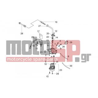 Aprilia - SR MOTARD 50 2T E3 2012 - Engine/Transmission - CARBURETOR accessories - CM107510 - ΒΕΛΟΝΑ ΣΛΑΙΤ NRG MC2-MC3-RUN 50-TYP 50