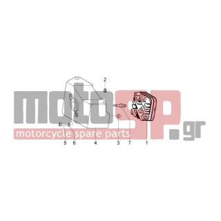Aprilia - SR MOTARD 50 2T E3 2012 - Κινητήρας/Κιβώτιο Ταχυτήτων - COVER head